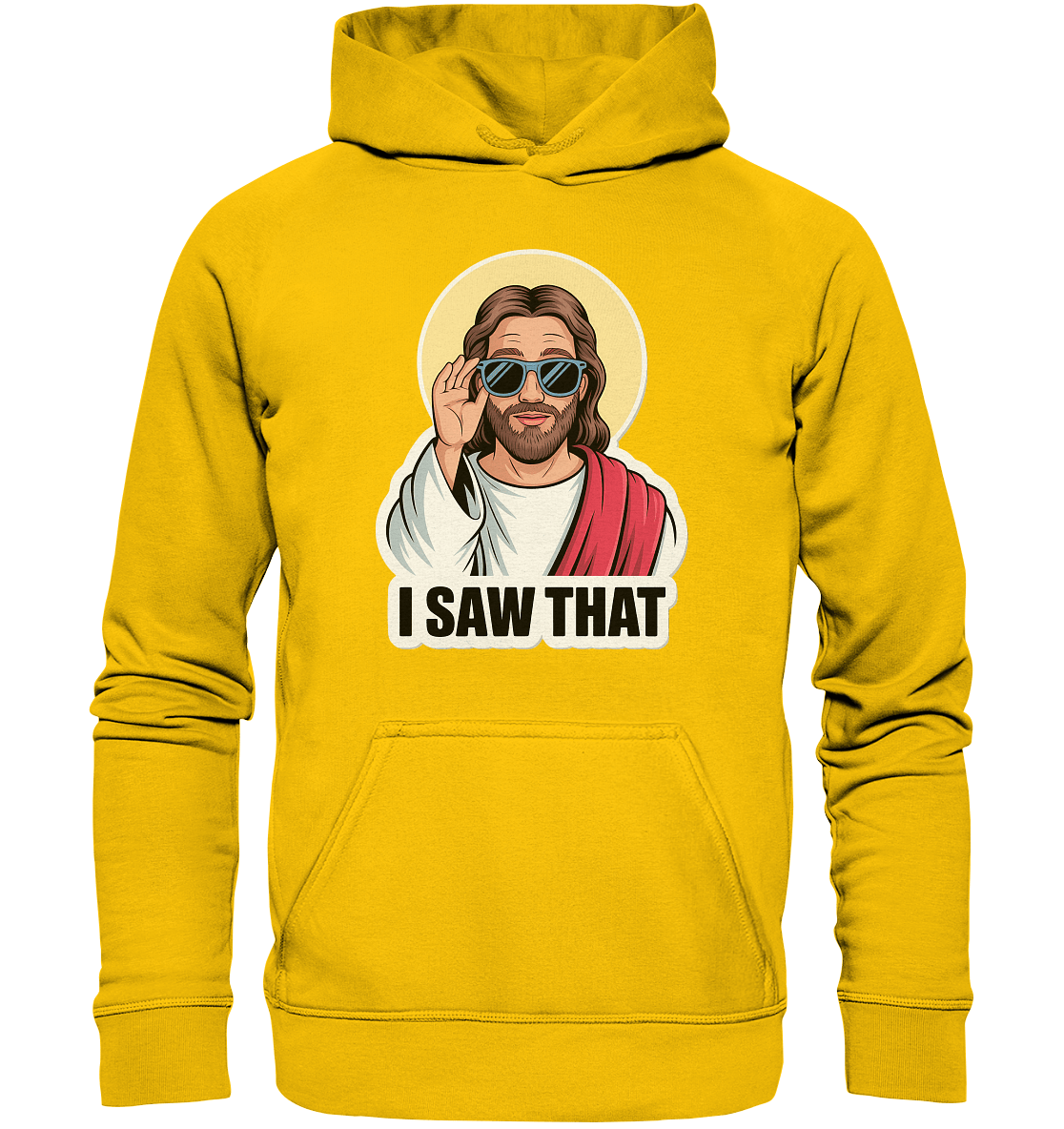 I Saw That – Jesus mit Sonnenbrille | Christliche Produkte - Kids Premium Hoodie - Kids & Babys - Royal Blau - GfoitMa