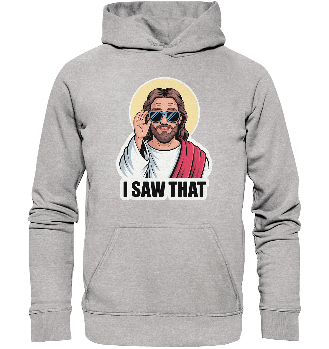 I Saw That – Jesus mit Sonnenbrille | Christliche Produkte - Kids Premium Hoodie - Kids & Babys - Royal Blau - GfoitMa