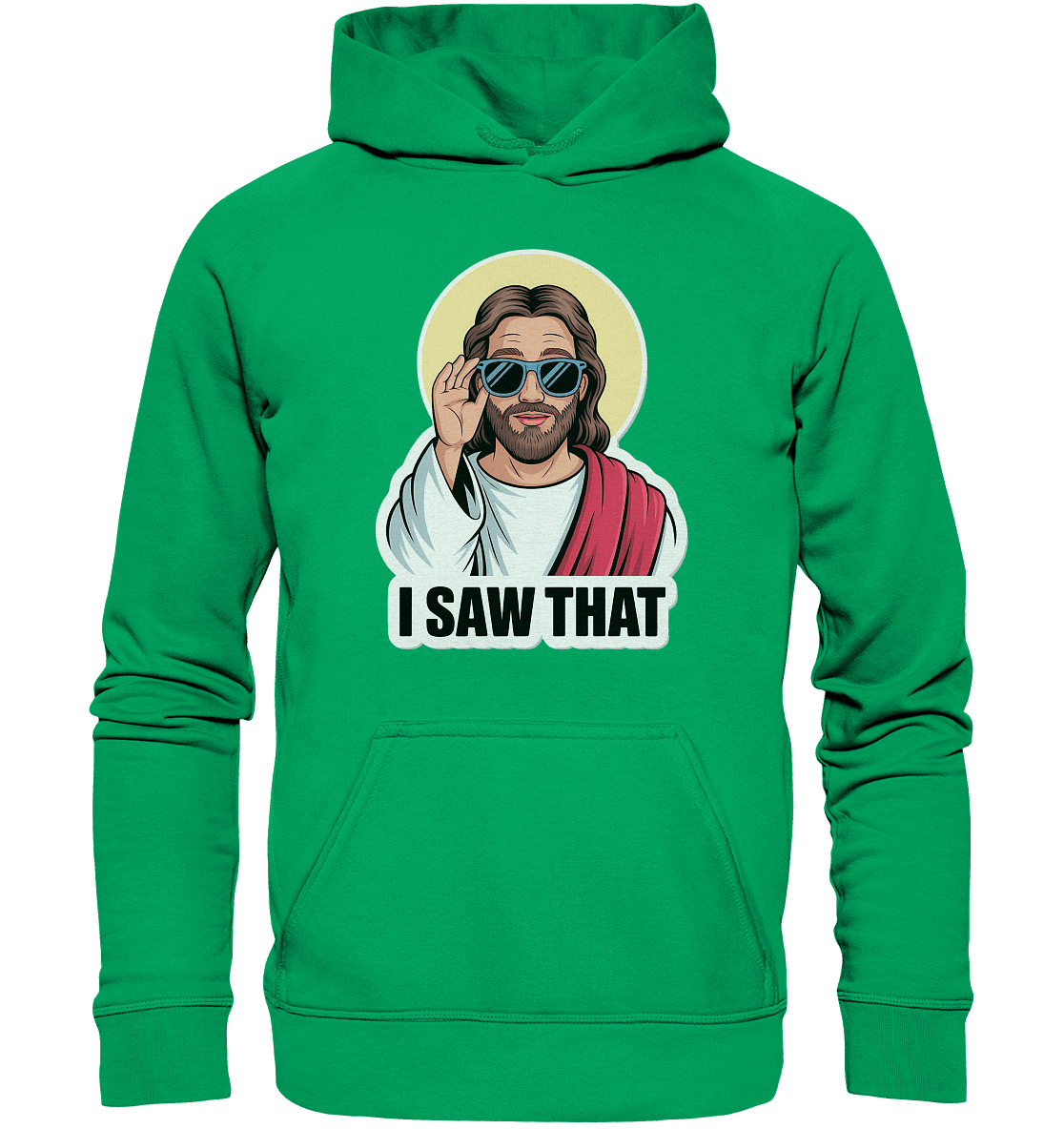 I Saw That – Jesus mit Sonnenbrille | Christliche Produkte - Kids Premium Hoodie - Kids & Babys - Royal Blau - GfoitMa