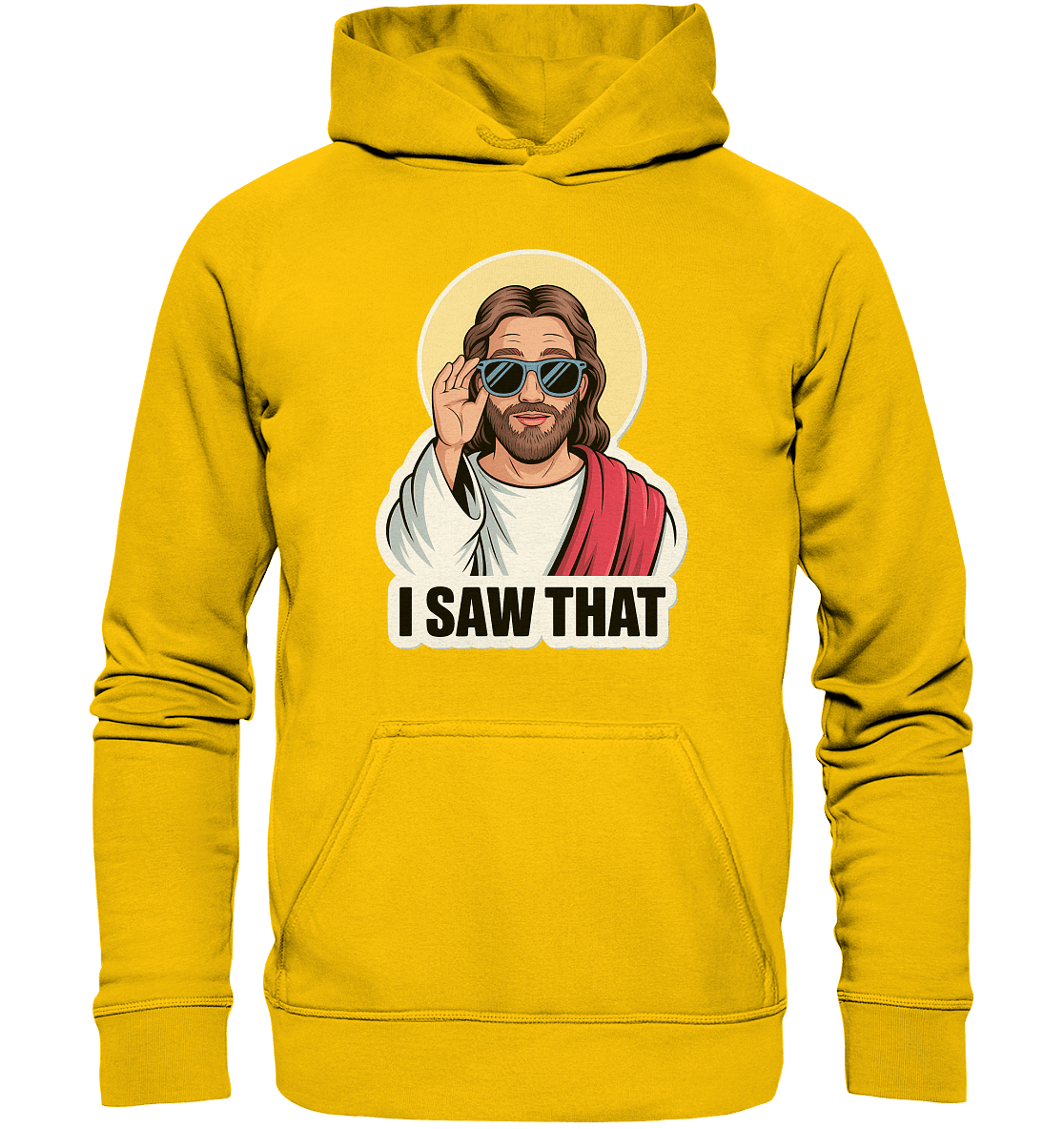 I Saw That – Jesus mit Sonnenbrille | Christliche Produkte - Kids Premium Hoodie - Kids & Babys - Royal Blau - GfoitMa