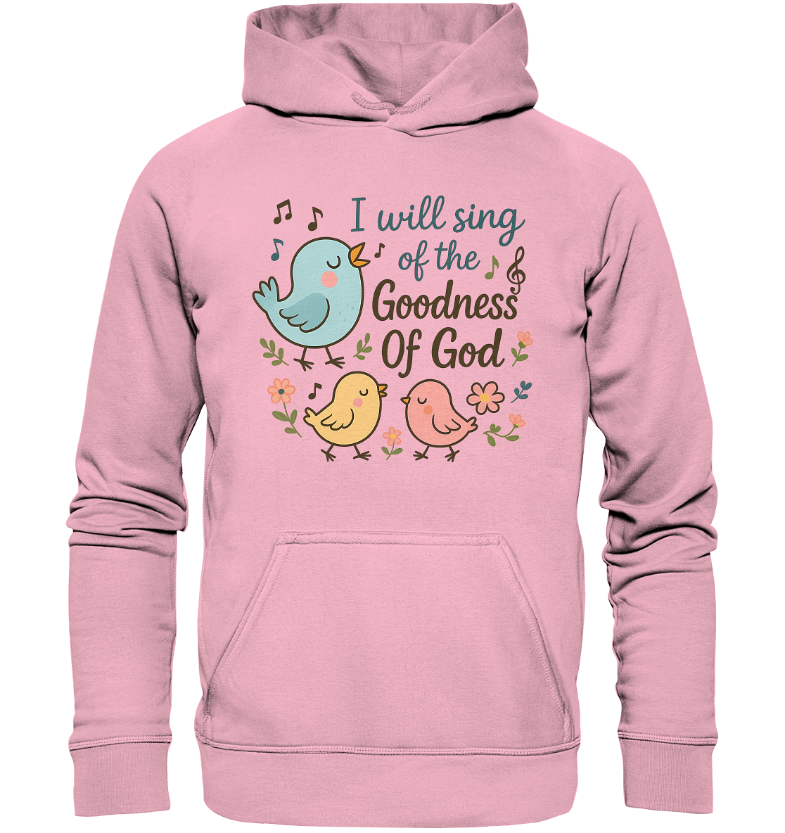 I will sing of the goodness of God | Christliche Produkte - Kids Premium Hoodie - Kids & Babys - Light Pink - GfoitMa