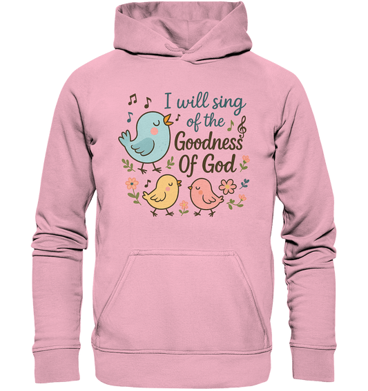 I will sing of the goodness of God | Christliche Produkte - Kids Premium Hoodie - Kids & Babys - Light Pink - GfoitMa