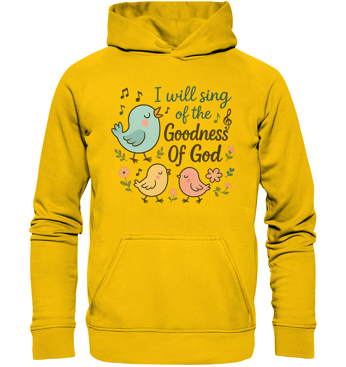 I will sing of the goodness of God | Christliche Produkte - Kids Premium Hoodie - Kids & Babys - Sunflower - GfoitMa