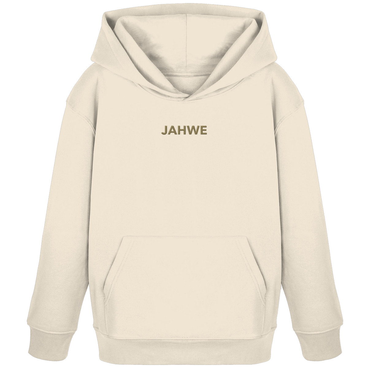 JAHWE – Der Name über allen Namen (Stick) | Christliche Kleidung - Kids Organic Hoodie - Kids & Babys - Natural Raw - GfoitMa