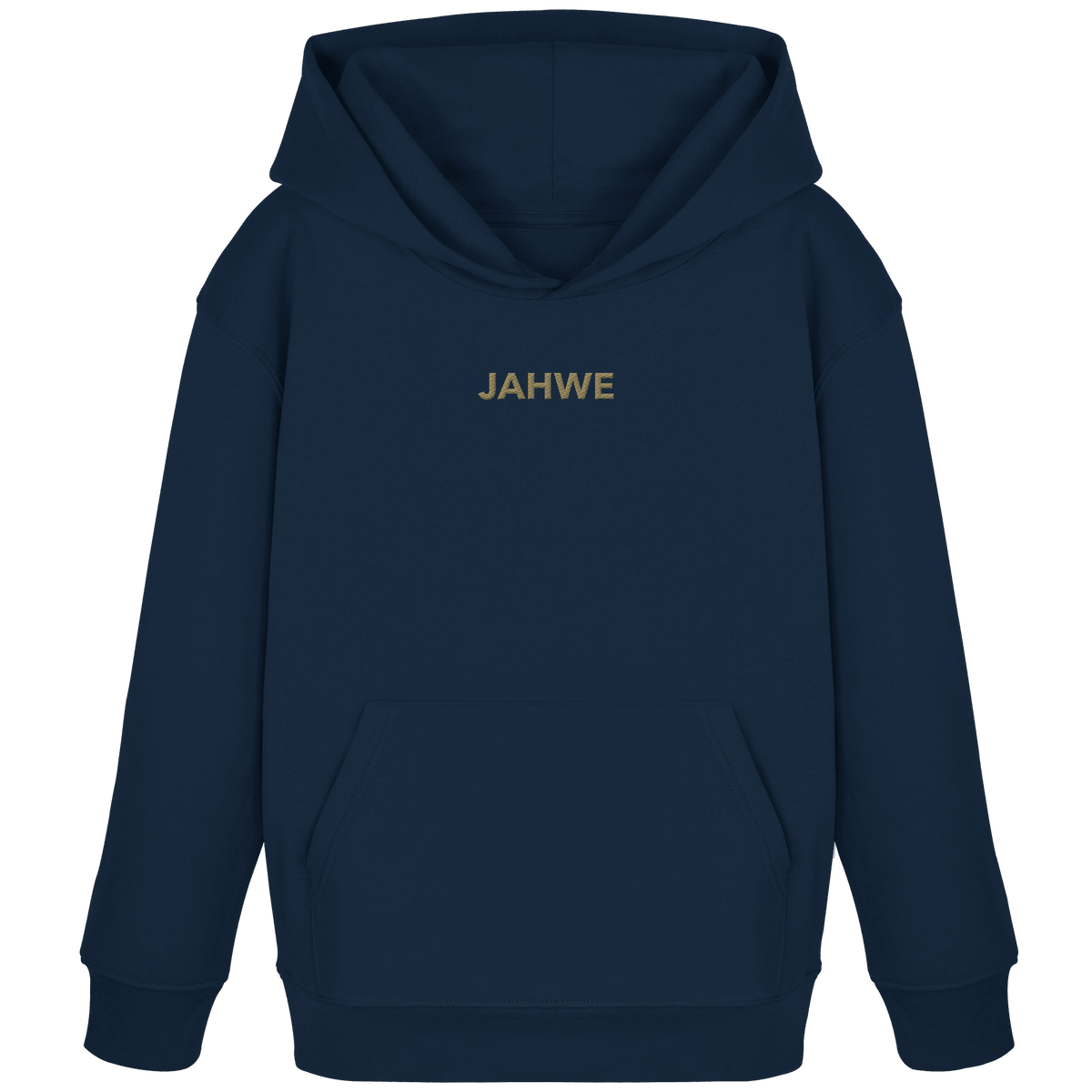 JAHWE – Der Name über allen Namen (Stick) | Christliche Kleidung - Kids Organic Hoodie - Kids & Babys - French Navy - GfoitMa
