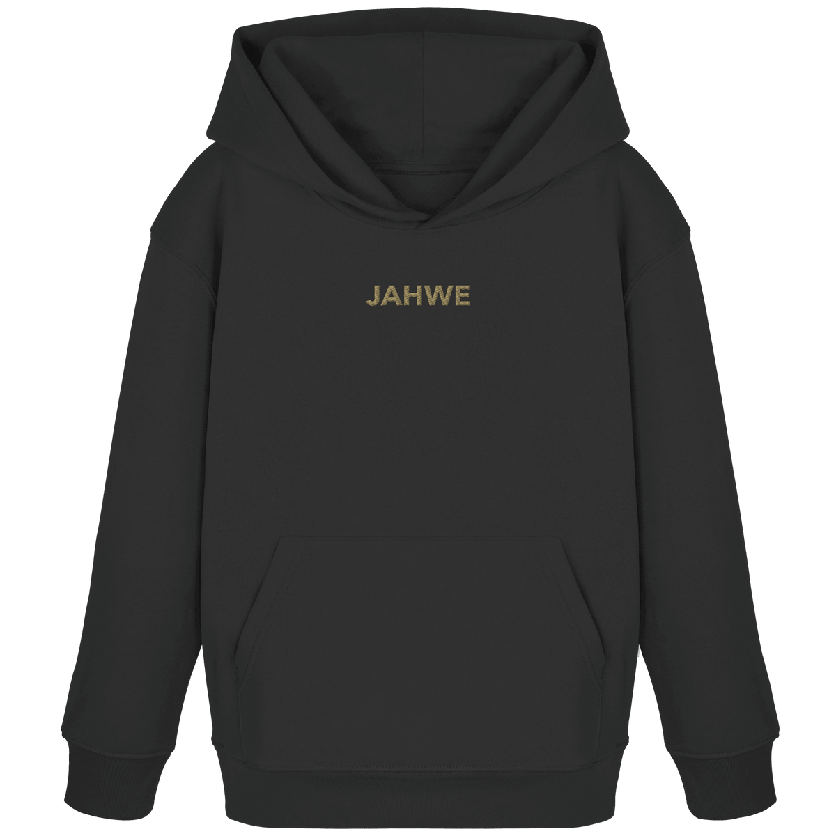 JAHWE – Der Name über allen Namen (Stick) | Christliche Kleidung - Kids Organic Hoodie - Kids & Babys - Black - GfoitMa
