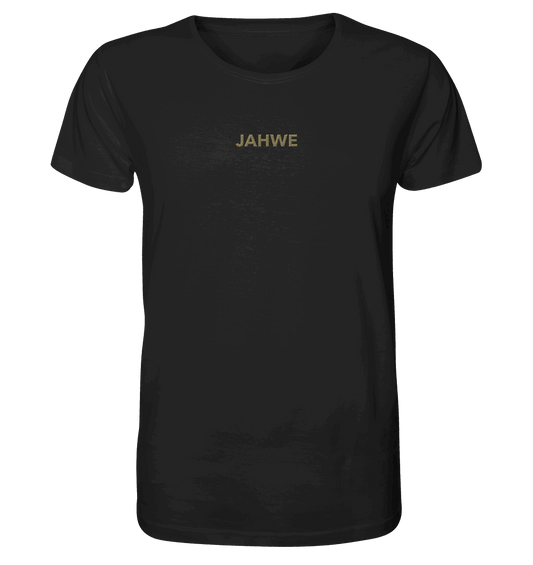 JAHWE – Der Name über allen Namen (Stick) | Christliche Kleidung - Organic Shirt (Stick) - Unisex-Shirts - Black - GfoitMa