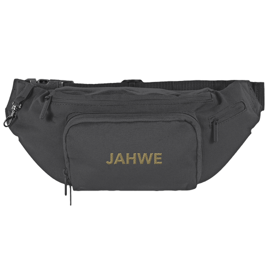 JAHWE – Der Name über allen Namen (Stick) | Christliche Kleidung - Shoulder Bag - Taschen - Graphite Grey - GfoitMa