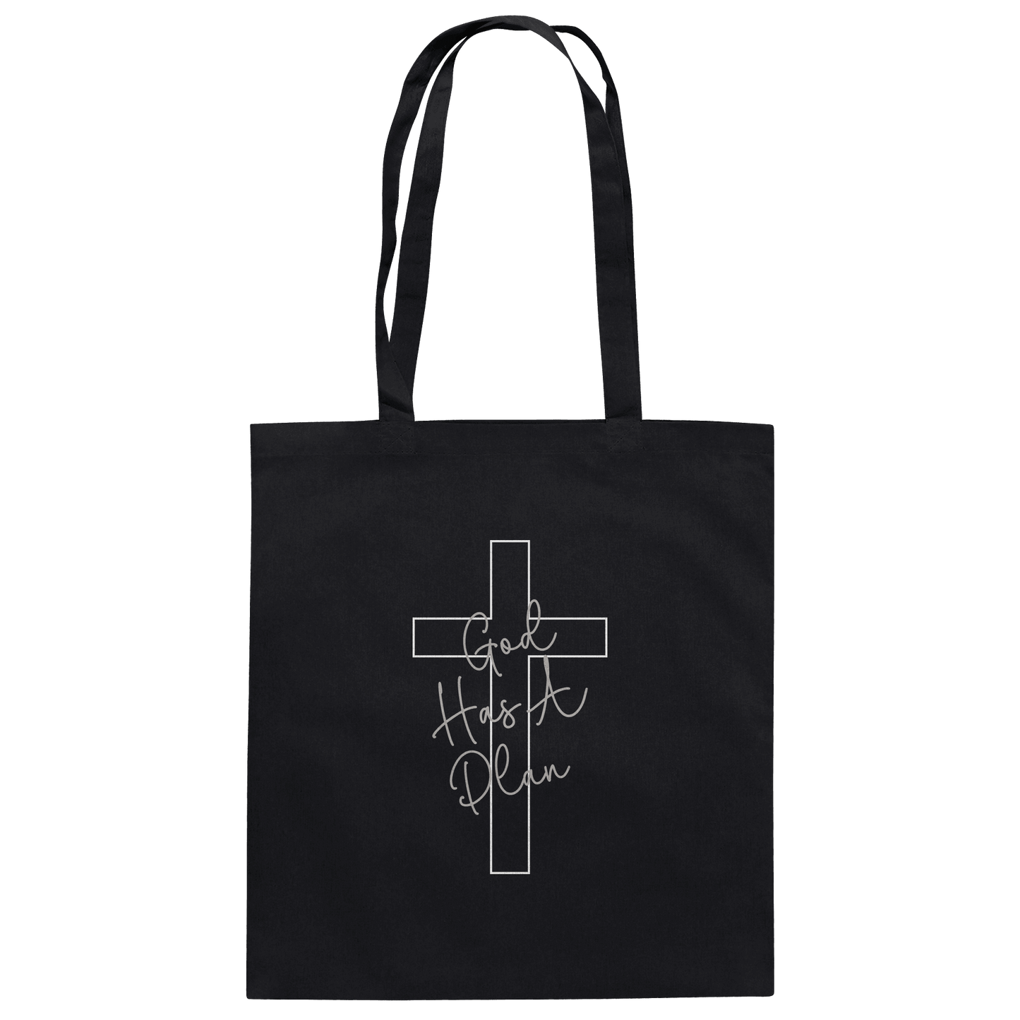 Jeremiah 29:11 – God Has a Plan | Christliches Design - Baumwolltasche - Taschen - Black - GfoitMa