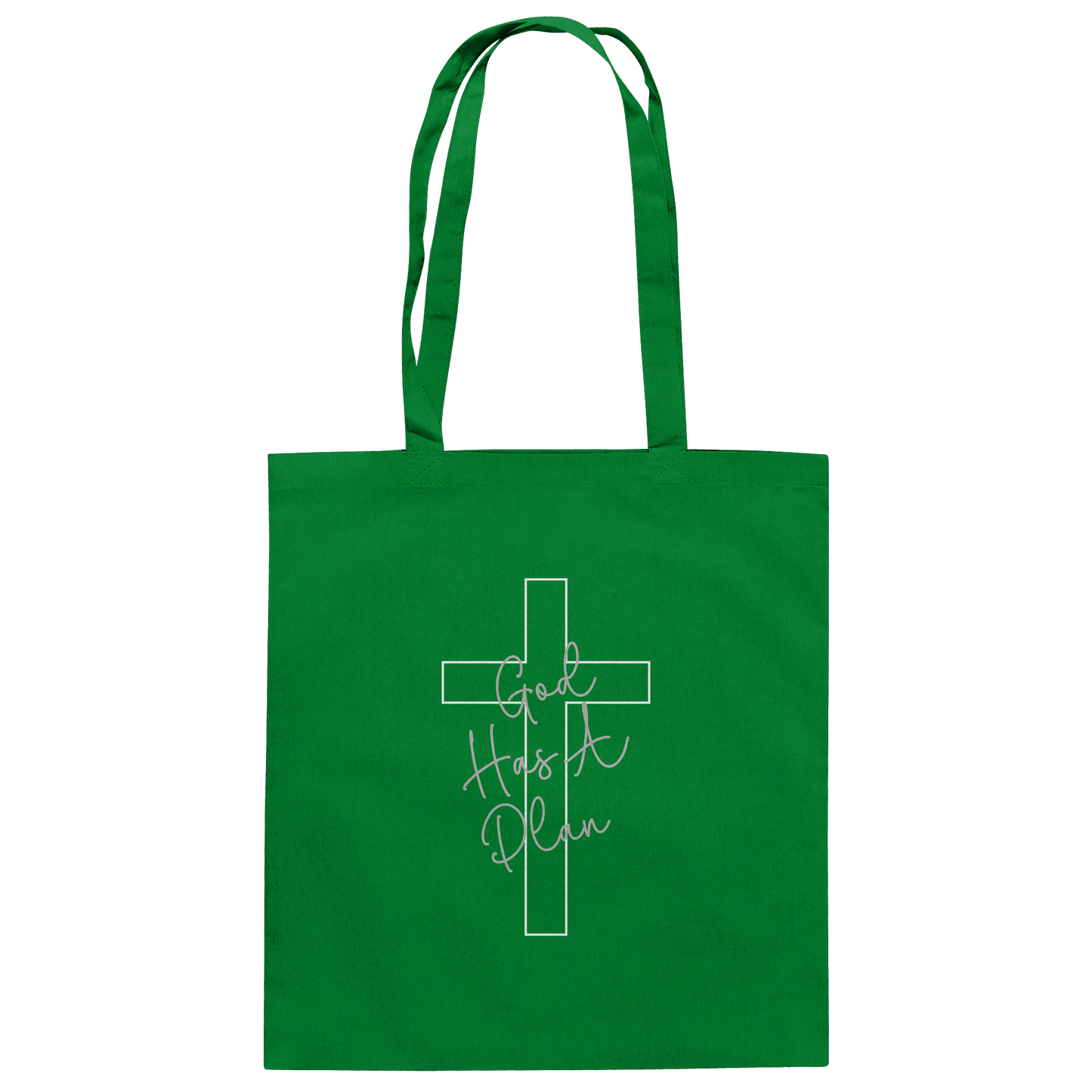 Jeremiah 29:11 – God Has a Plan | Christliches Design - Baumwolltasche - Taschen - Kelly Green - GfoitMa