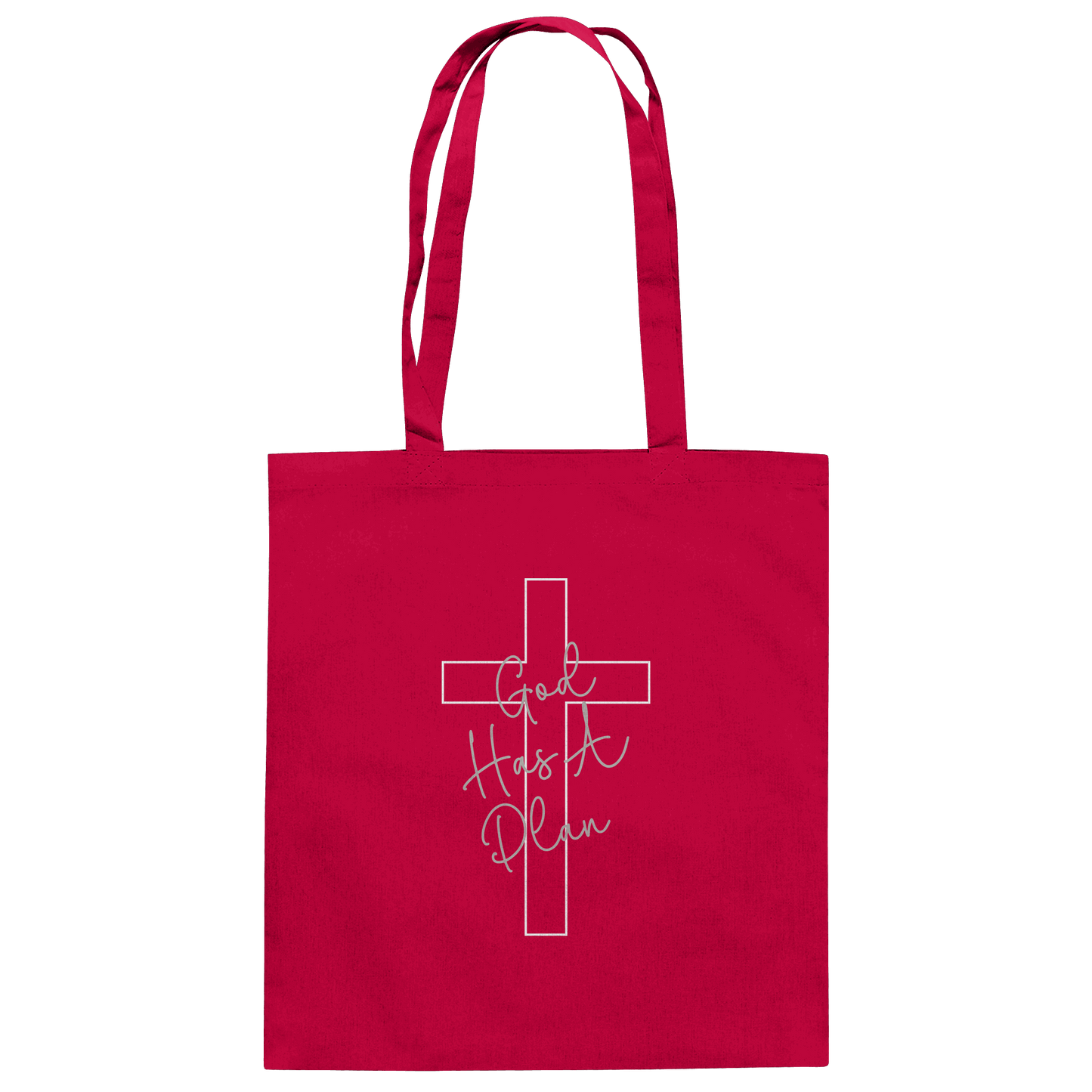 Jeremiah 29:11 – God Has a Plan | Christliches Design - Baumwolltasche - Taschen - Classic Red - GfoitMa