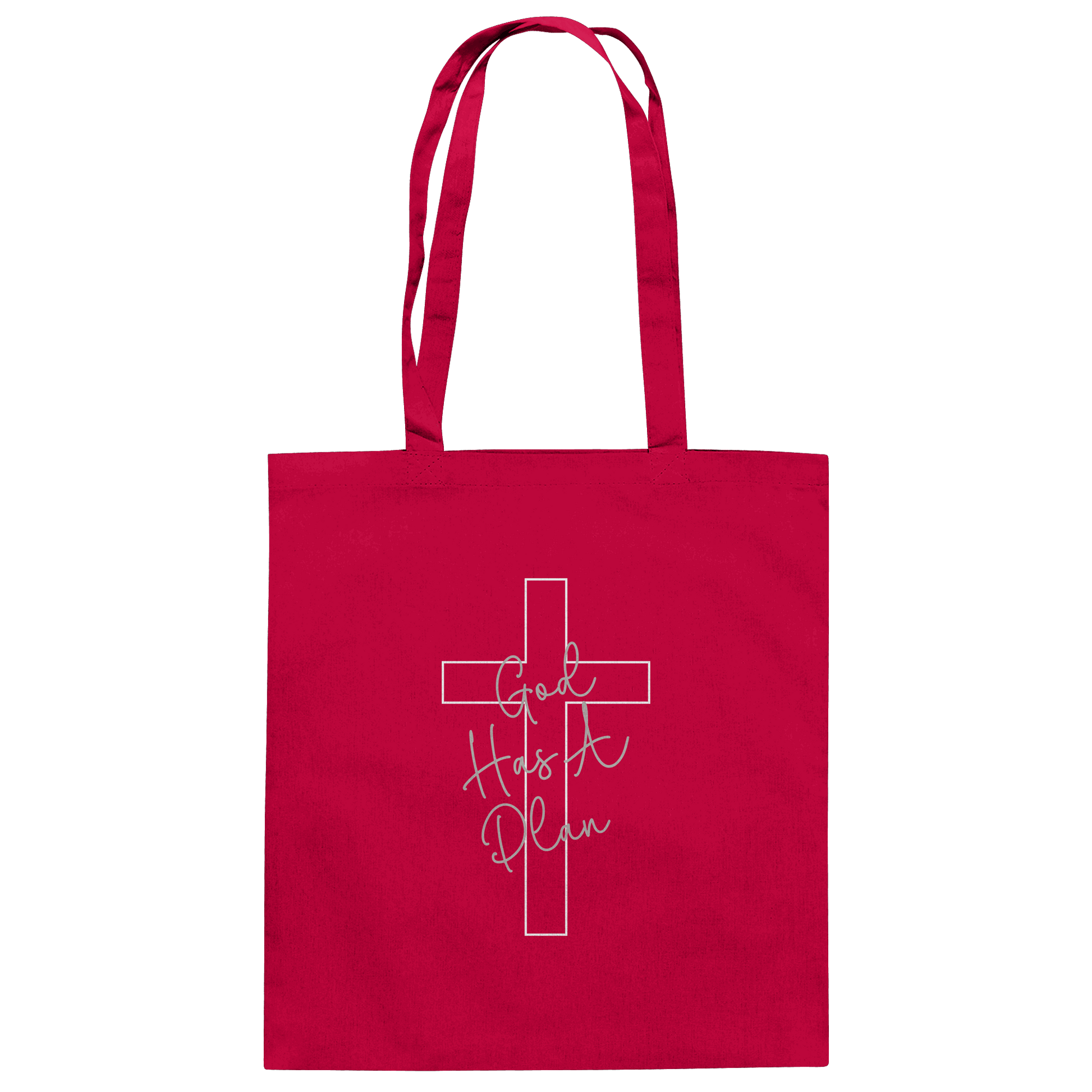 Jeremiah 29:11 – God Has a Plan | Christliches Design - Baumwolltasche - Taschen - Classic Red - GfoitMa