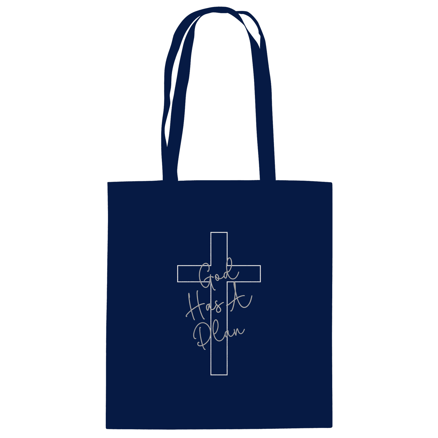 Jeremiah 29:11 – God Has a Plan | Christliches Design - Baumwolltasche - Taschen - French Navy - GfoitMa