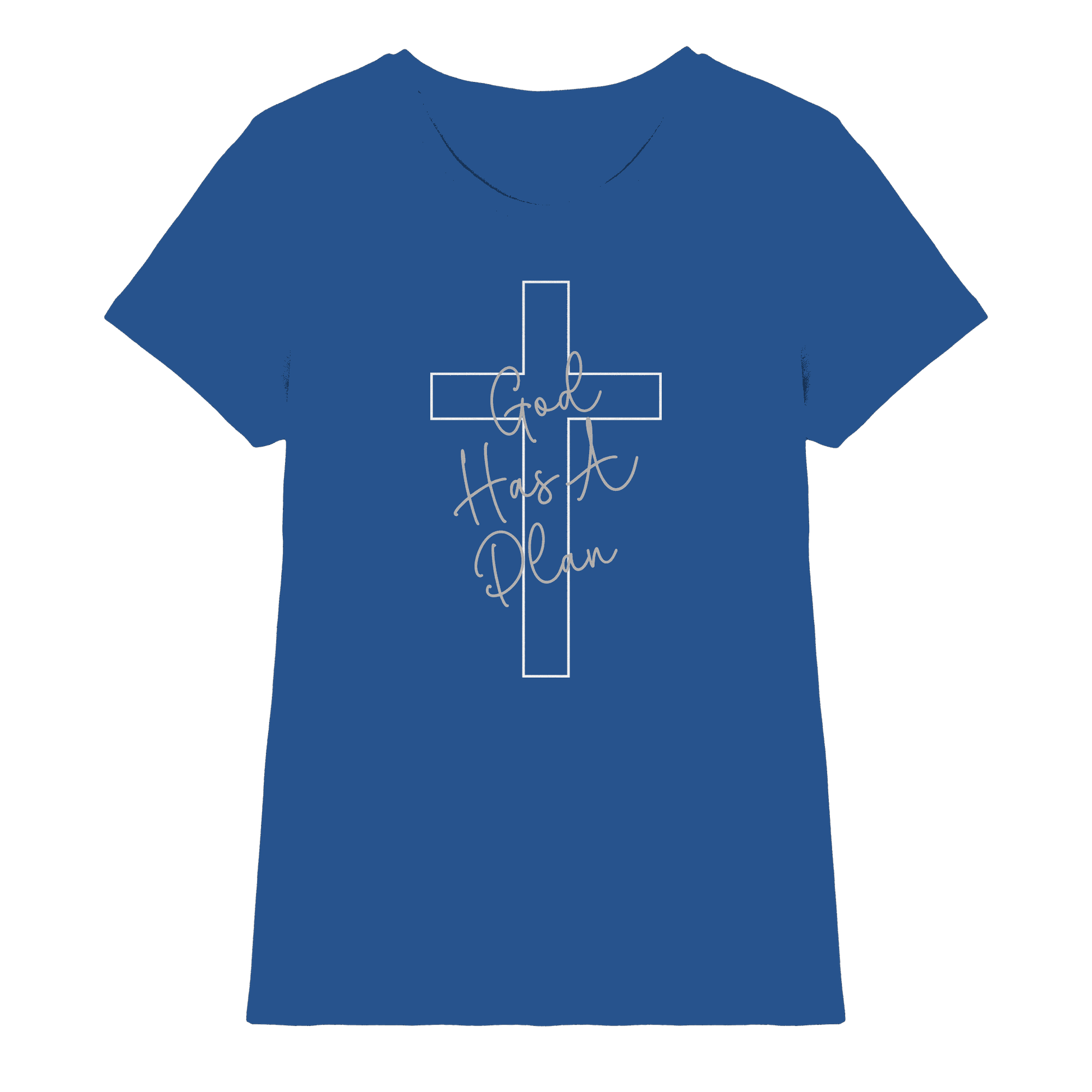 Jeremiah 29:11 – God Has a Plan | Christliches Design - Ladies Premium Shirt - Lady-Shirts - Royal Blue - GfoitMa