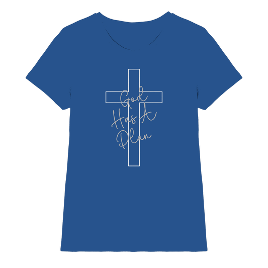 Jeremiah 29:11 – God Has a Plan | Christliches Design - Ladies Premium Shirt - Lady-Shirts - Royal Blue - GfoitMa