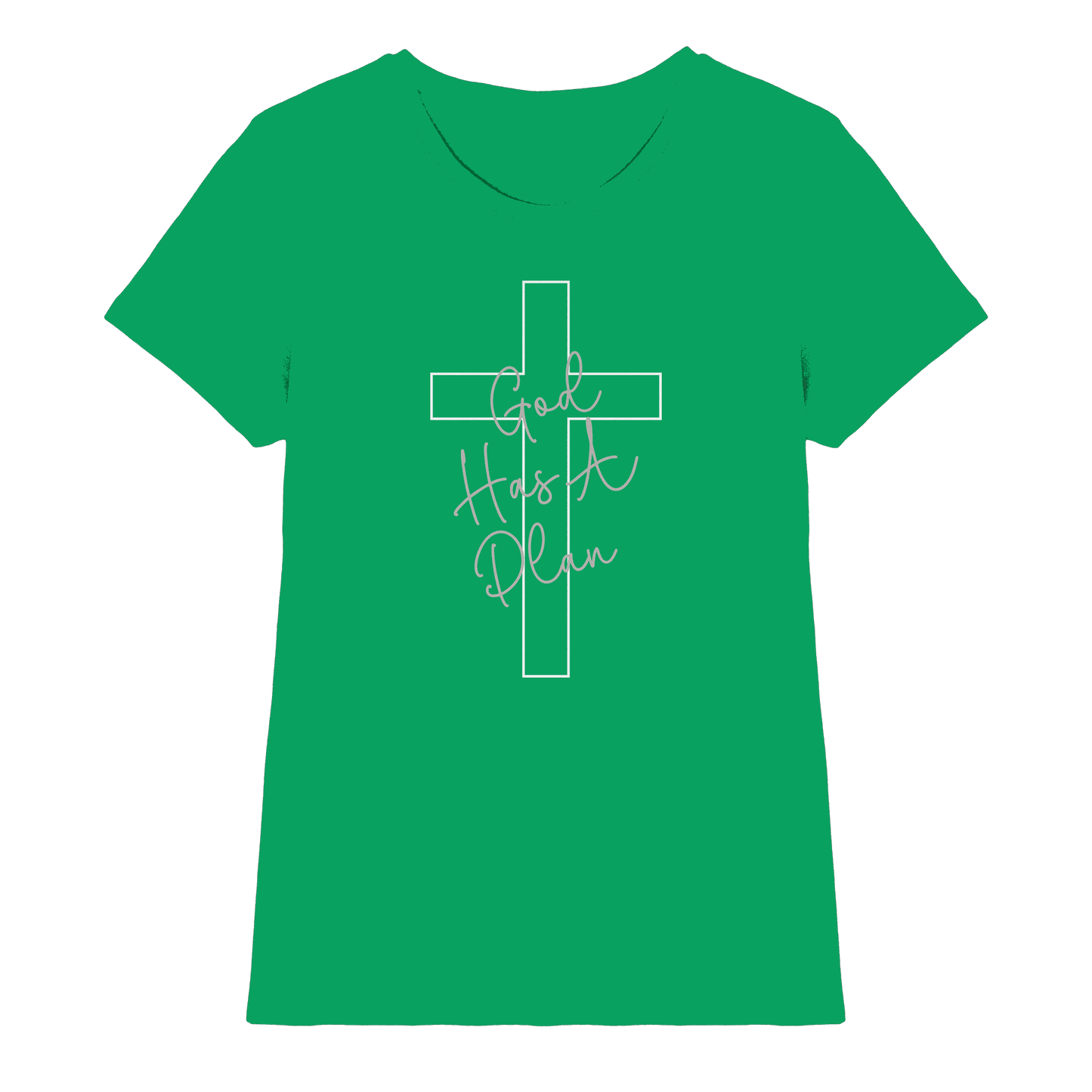 Jeremiah 29:11 – God Has a Plan | Christliches Design - Ladies Premium Shirt - Lady-Shirts - Kelly Green - GfoitMa