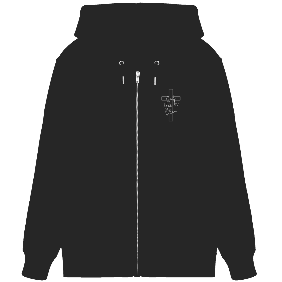 Jeremiah 29:11 – God Has a Plan | Christliches Design - Organic Zipper - Jacken/ Zipper - Black - GfoitMa