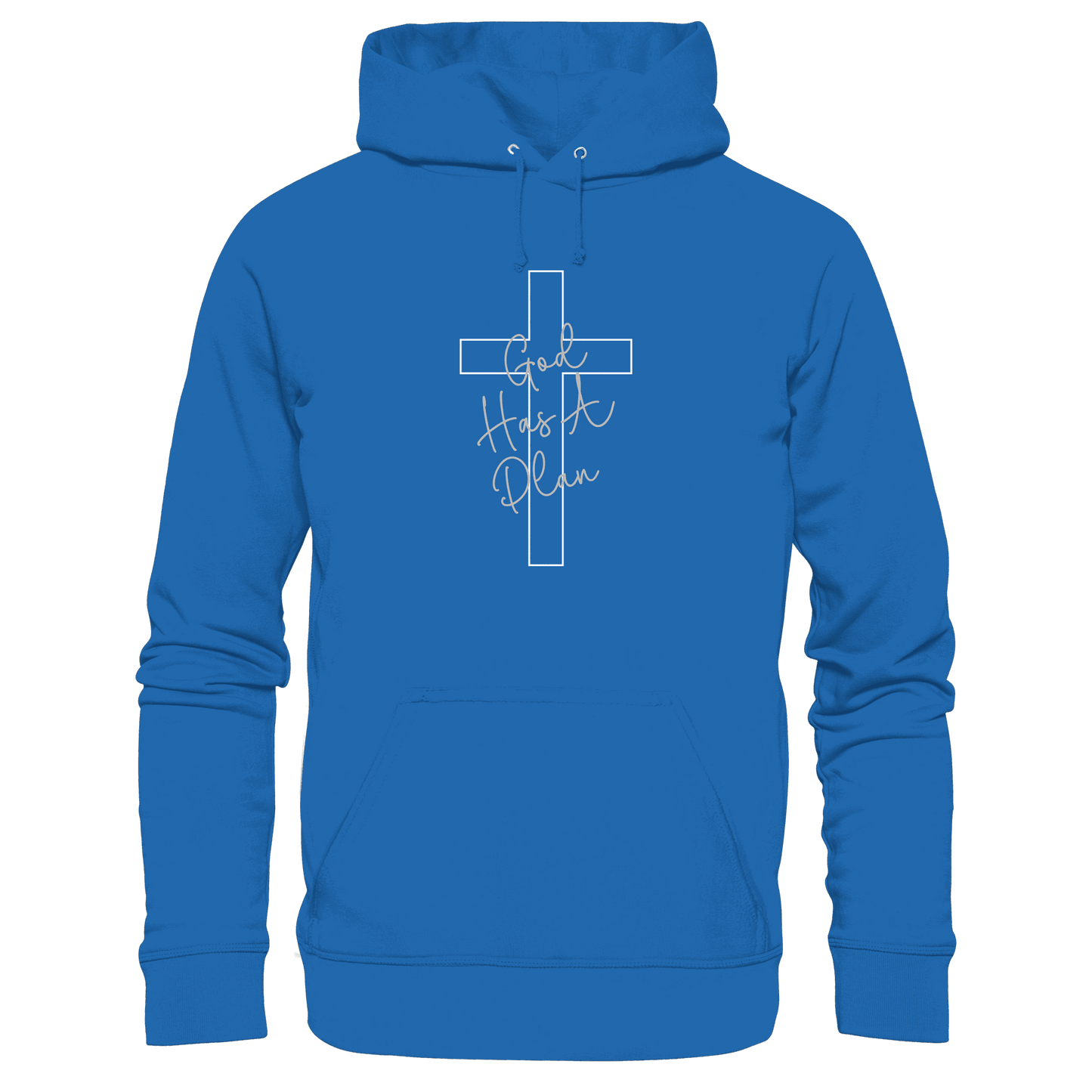 Jeremiah 29:11 – God Has a Plan | Christliches Design - Premium Unisex Hoodie - Hoodies - Royal Blau - GfoitMa