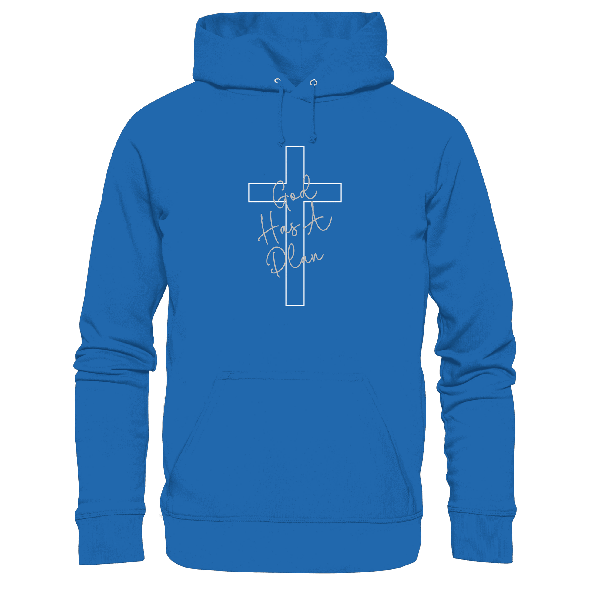 Jeremiah 29:11 – God Has a Plan | Christliches Design - Premium Unisex Hoodie - Hoodies - Royal Blau - GfoitMa