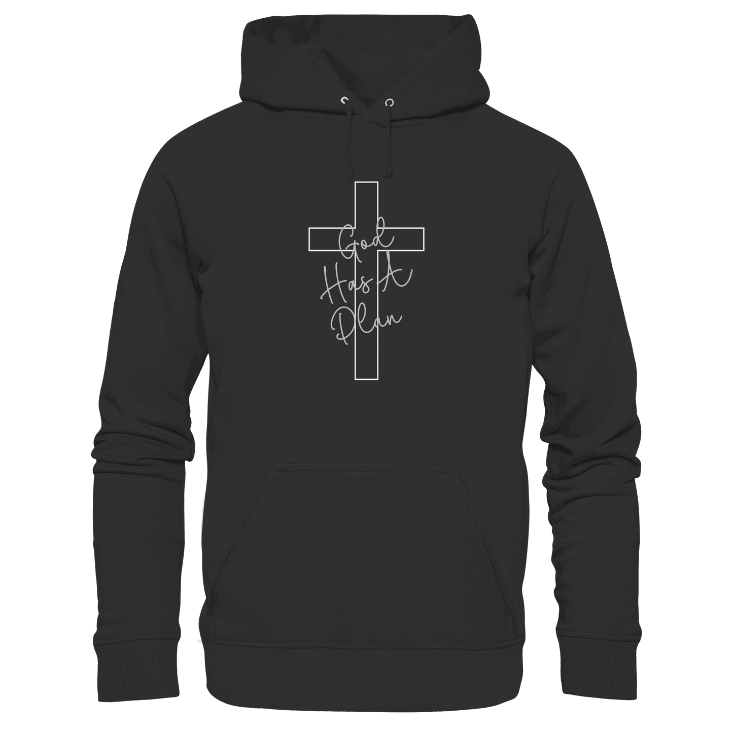 Jeremiah 29:11 – God Has a Plan | Christliches Design - Premium Unisex Hoodie - Hoodies - Black - GfoitMa