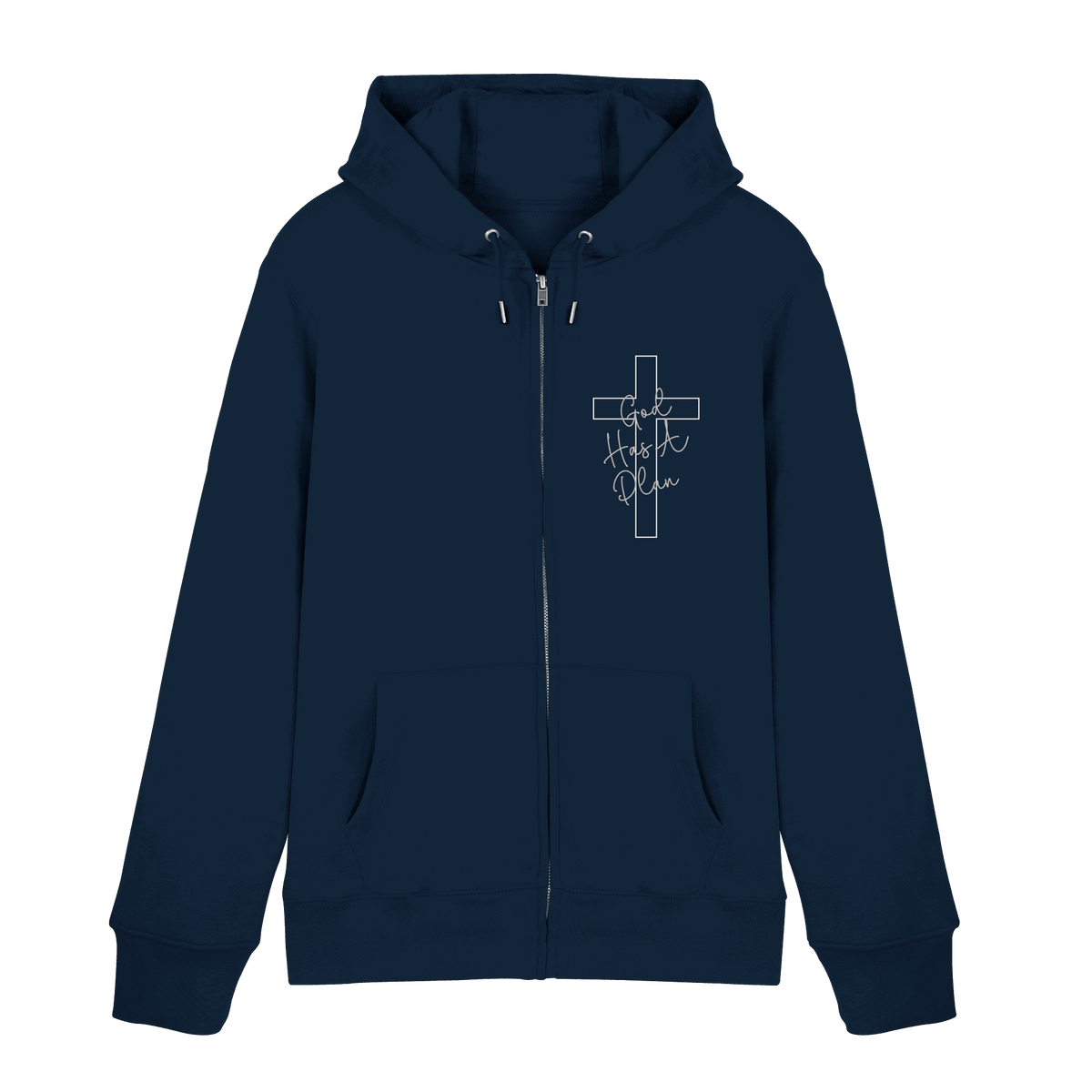Jeremiah 29:11 – God Has a Plan | Christliches Design - Zipper - Jacken/ Zipper - Navy - GfoitMa