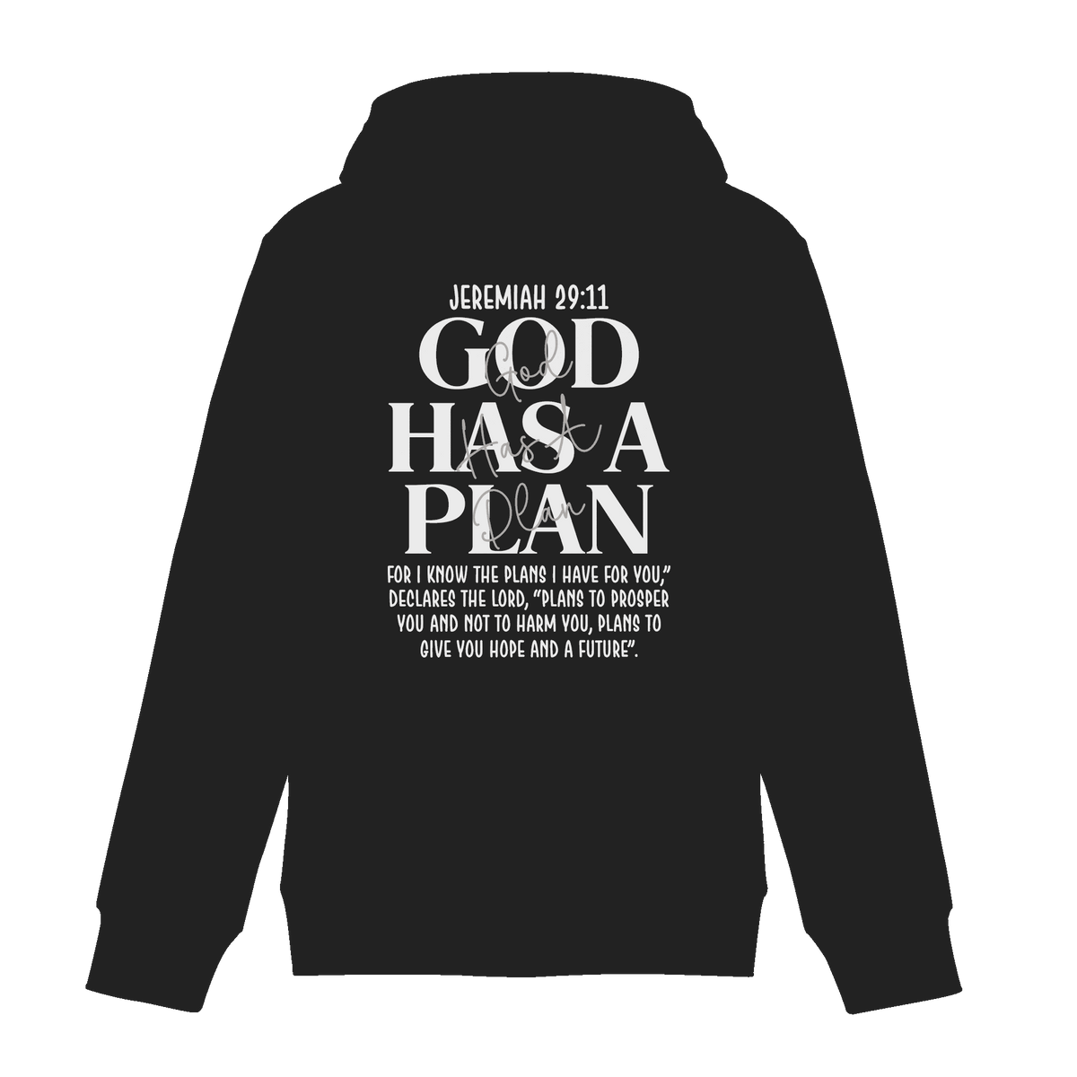 Jeremiah 29:11 – God Has a Plan | Christliches Design - Zipper - Jacken/ Zipper - Black Pure - GfoitMa