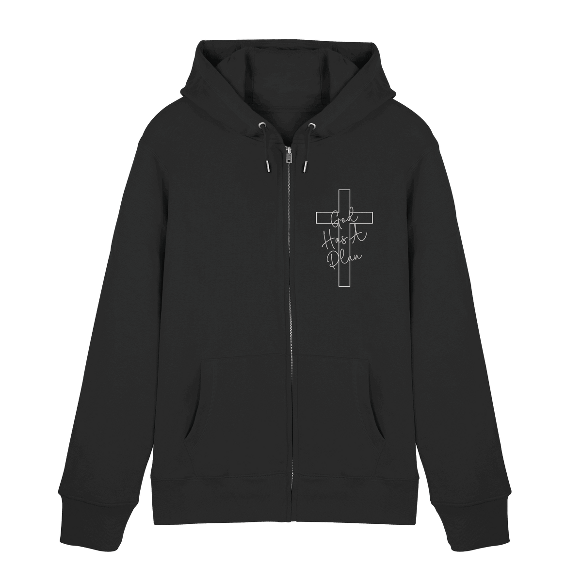 Jeremiah 29:11 – God Has a Plan | Christliches Design - Zipper - Jacken/ Zipper - Black Pure - GfoitMa
