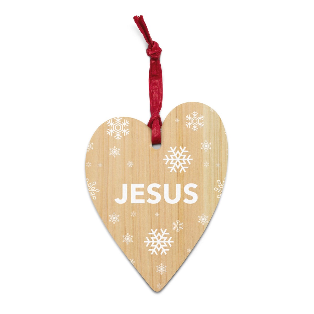 Jesus - Das Licht in der Winterzeit - Holz-Ornamente - Heart - GfoitMa