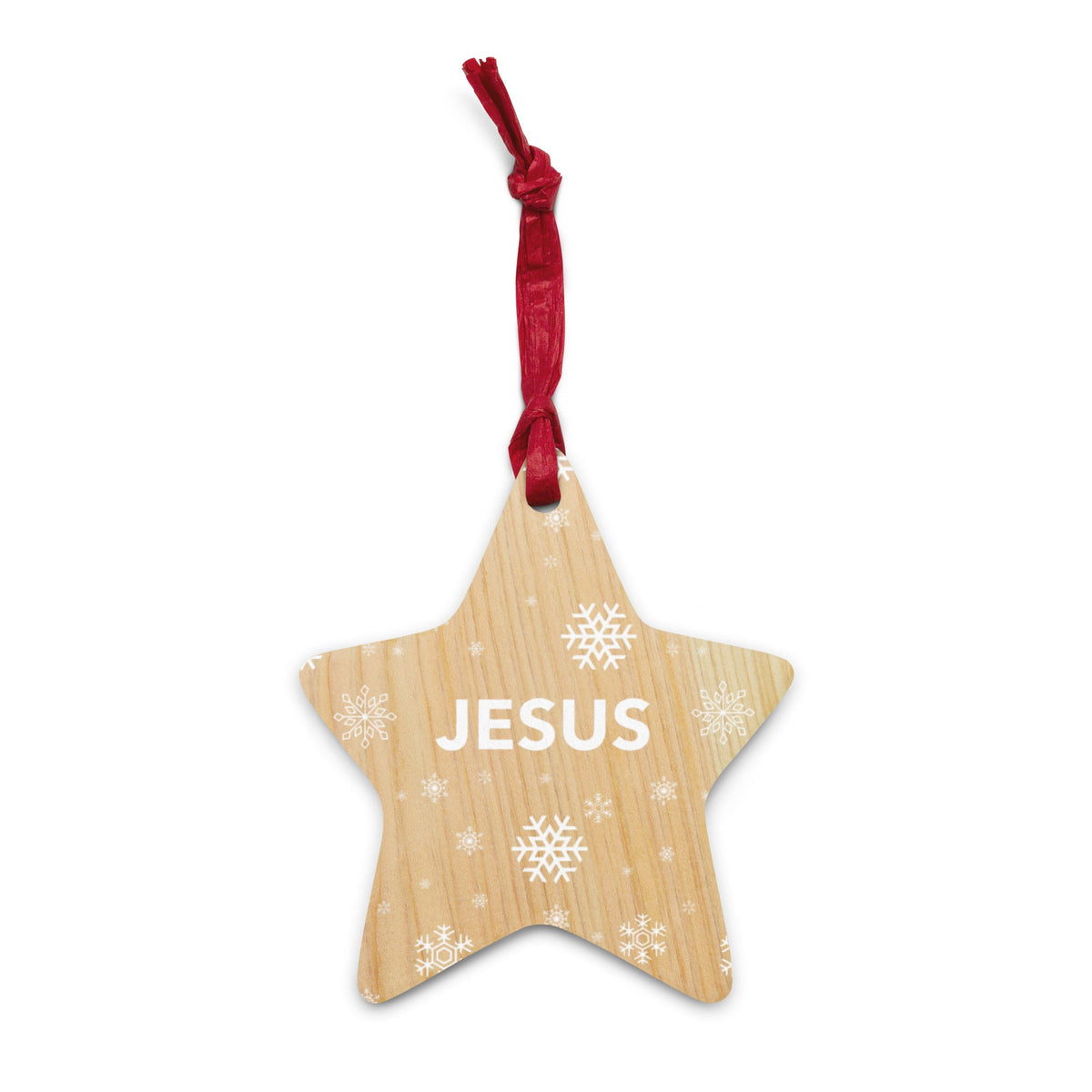 Jesus - Das Licht in der Winterzeit - Holz-Ornamente - Star - GfoitMa