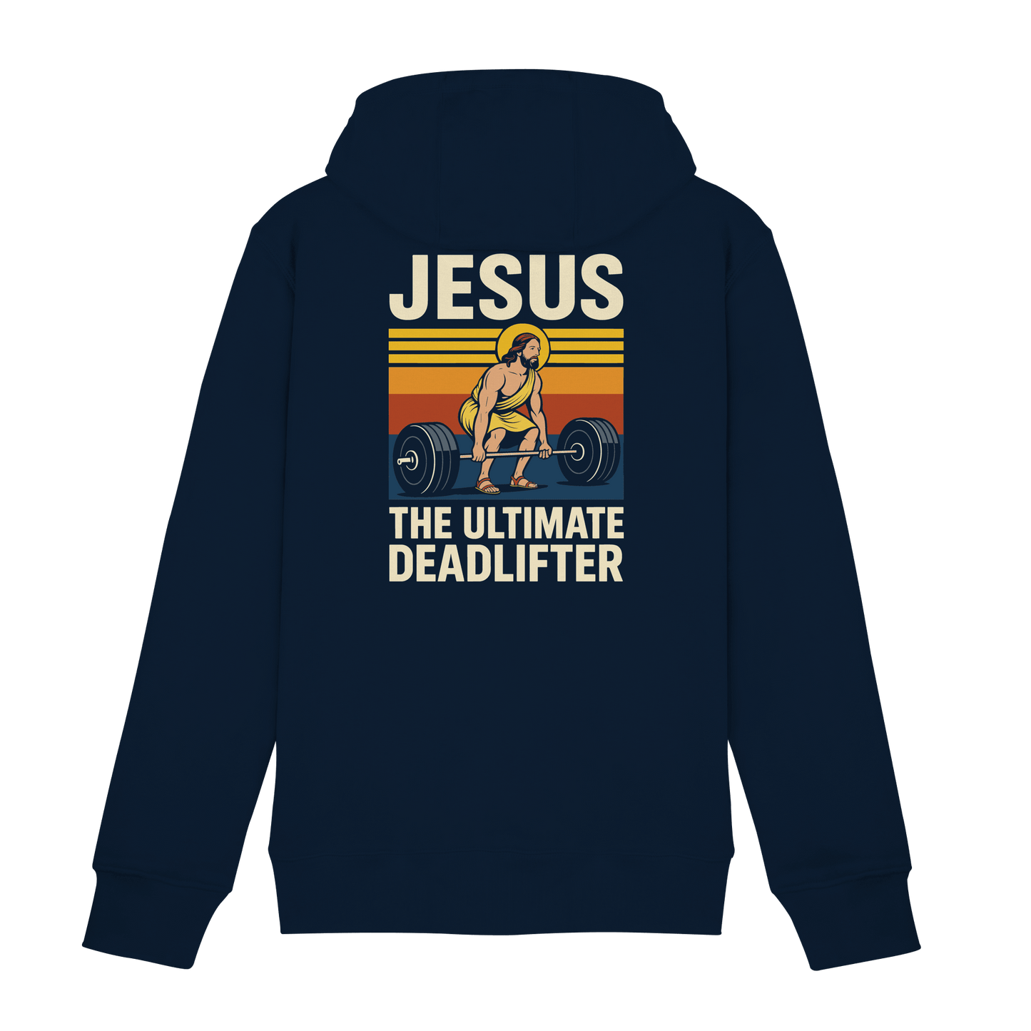 Jesus Deadlifter – Jesus the Ultimate Deadlifter | Christliches Fitness Design - Zipper - Jacken/ Zipper - Navy - GfoitMa