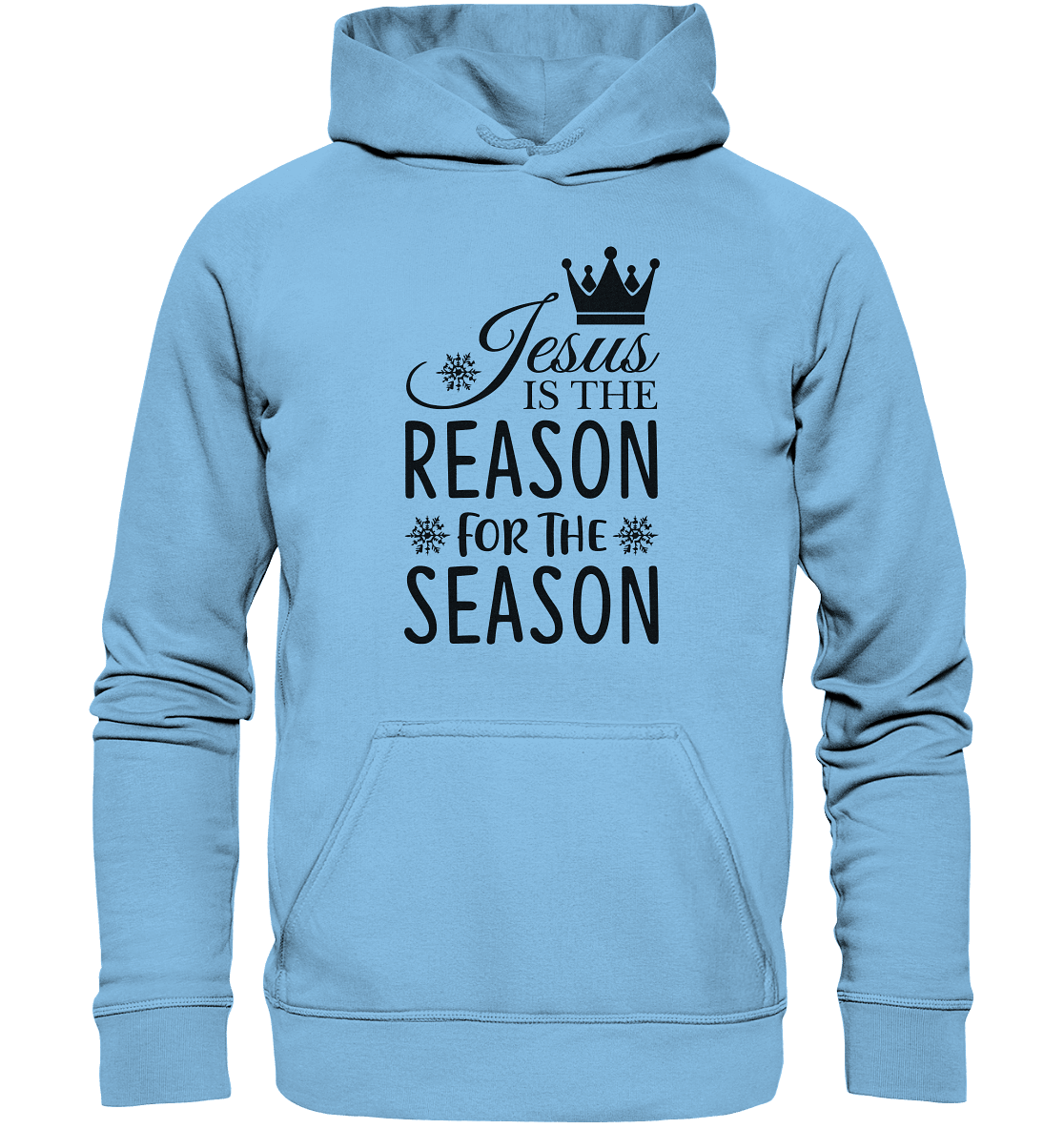 Jesus – Der Grund für die Weihnachtszeit | Christliche Geschenke - Kids Premium Hoodie - Kids & Babys - Sky Blue - GfoitMa