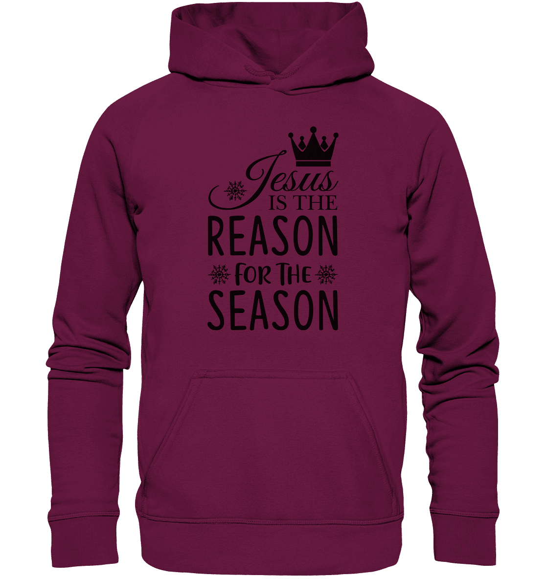 Jesus – Der Grund für die Weihnachtszeit | Christliche Geschenke - Kids Premium Hoodie - Kids & Babys - Burgund - GfoitMa