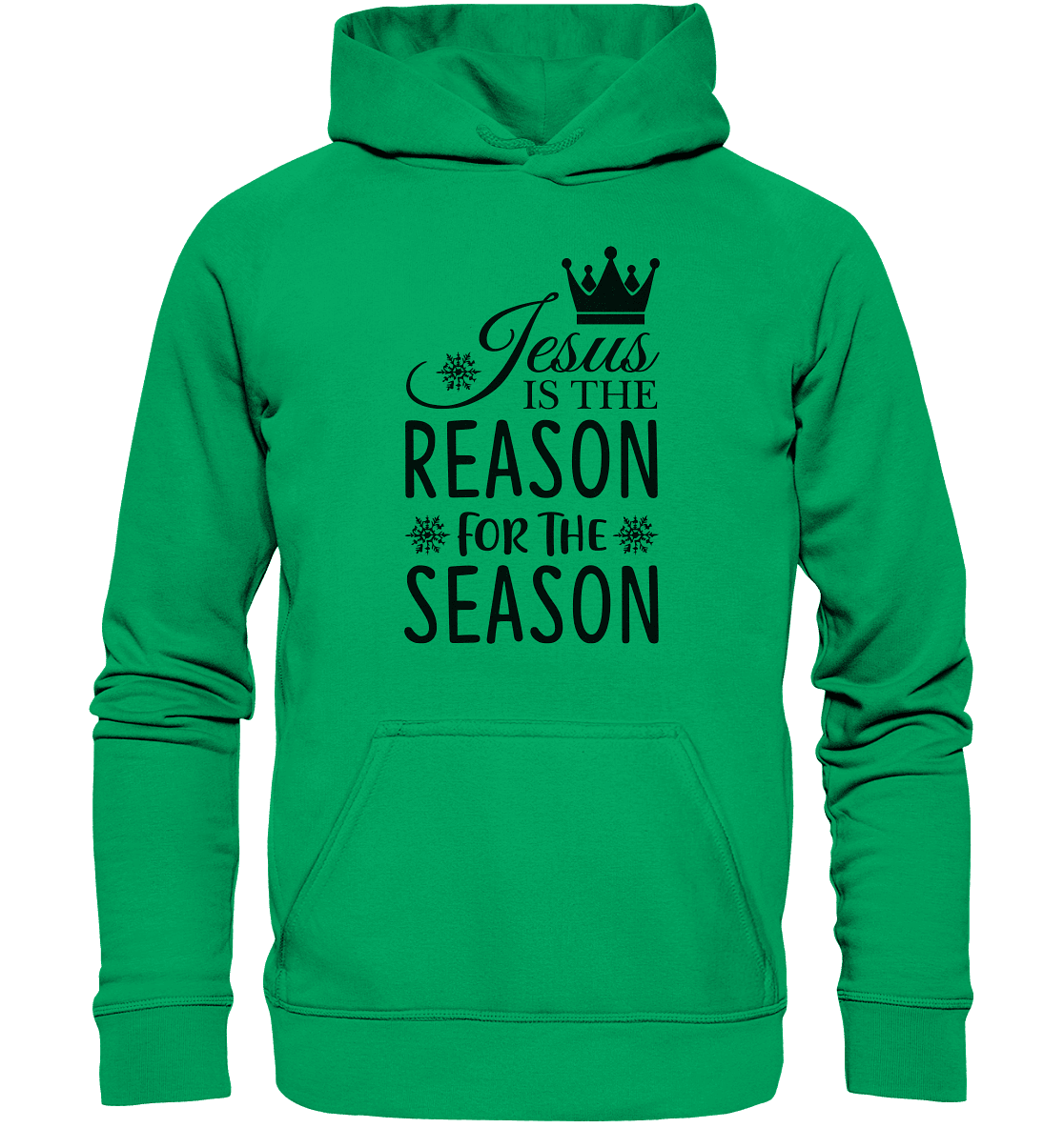 Jesus – Der Grund für die Weihnachtszeit | Christliche Geschenke - Kids Premium Hoodie - Kids & Babys - Kelly Green - GfoitMa