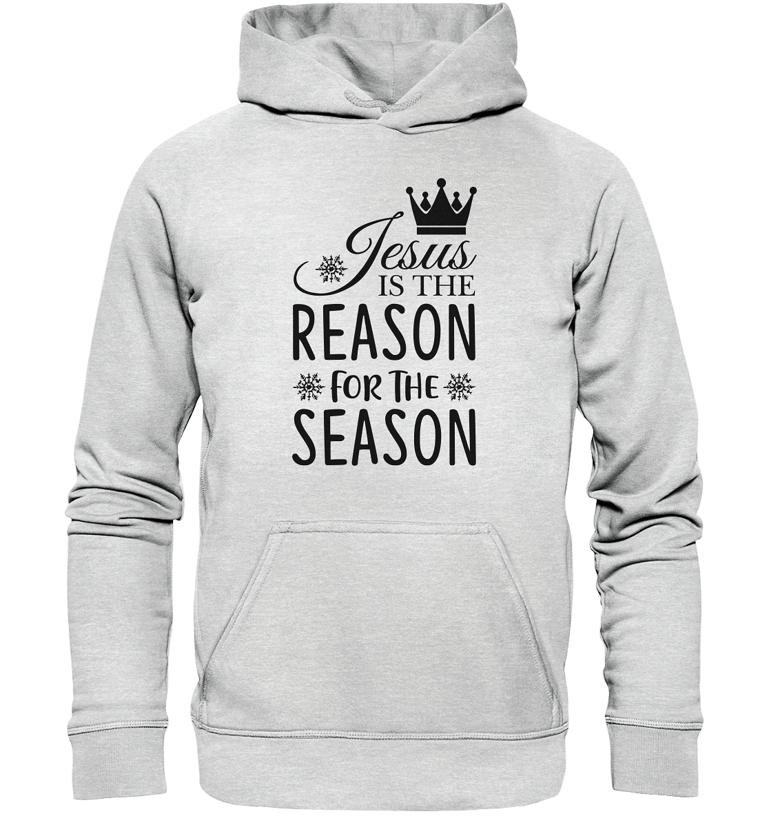 Jesus – Der Grund für die Weihnachtszeit | Christliche Geschenke - Kids Premium Hoodie - Kids & Babys - Heather Grey (meliert) - GfoitMa