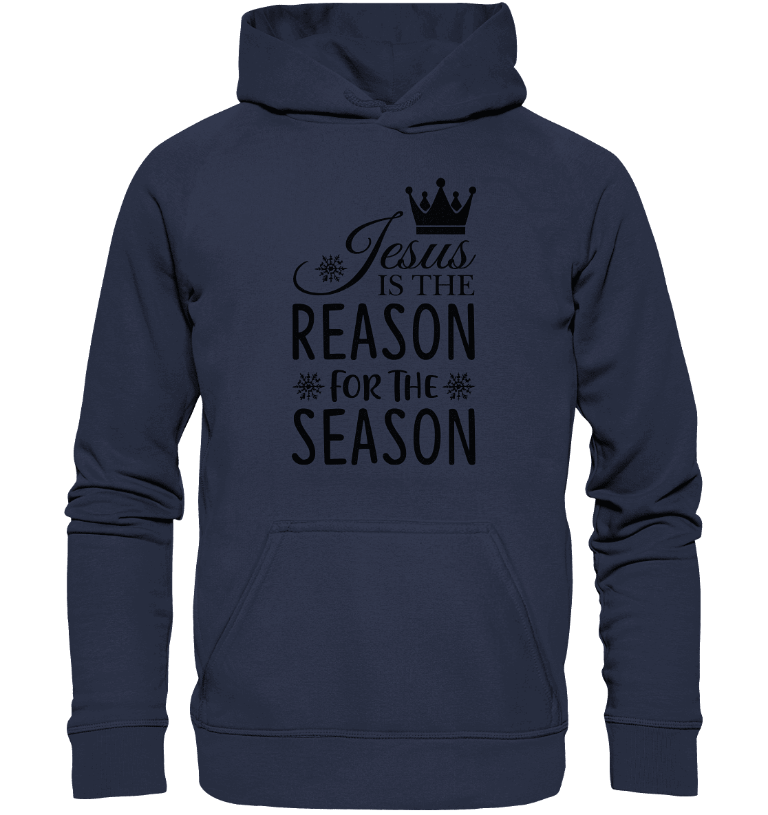 Jesus – Der Grund für die Weihnachtszeit | Christliche Geschenke - Kids Premium Hoodie - Kids & Babys - Deep Navy - GfoitMa