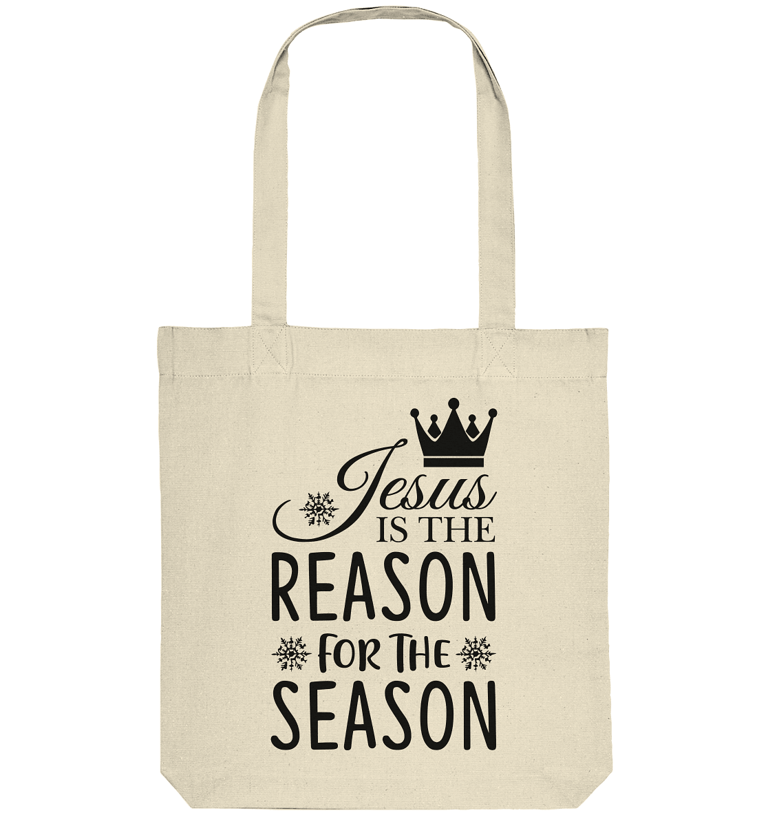 Jesus – Der Grund für die Weihnachtszeit | Christliche Geschenke - Organic Tote-Bag - Taschen - Natural - GfoitMa