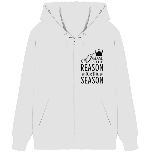 Jesus – Der Grund für die Weihnachtszeit | Christliche Geschenke - Organic Zipper - Jacken/ Zipper - White - GfoitMa