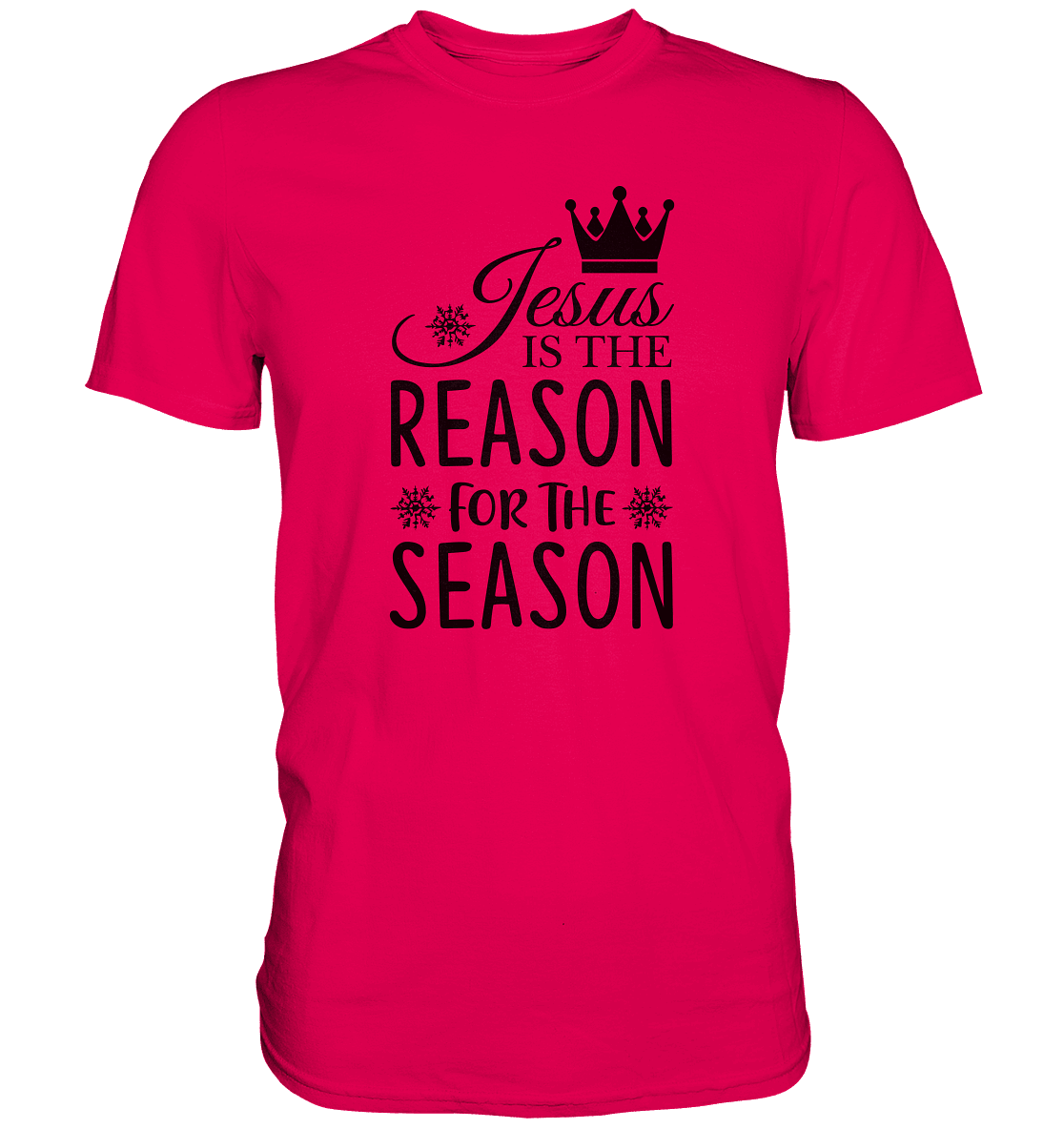 Jesus – Der Grund für die Weihnachtszeit | Christliche Geschenke - Premium Shirt - Unisex-Shirts - Sorbet - GfoitMa