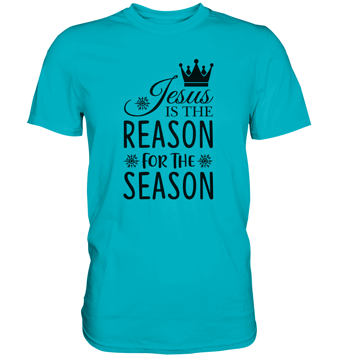 Jesus – Der Grund für die Weihnachtszeit | Christliche Geschenke - Premium Shirt - Unisex-Shirts - Swimming Pool - GfoitMa