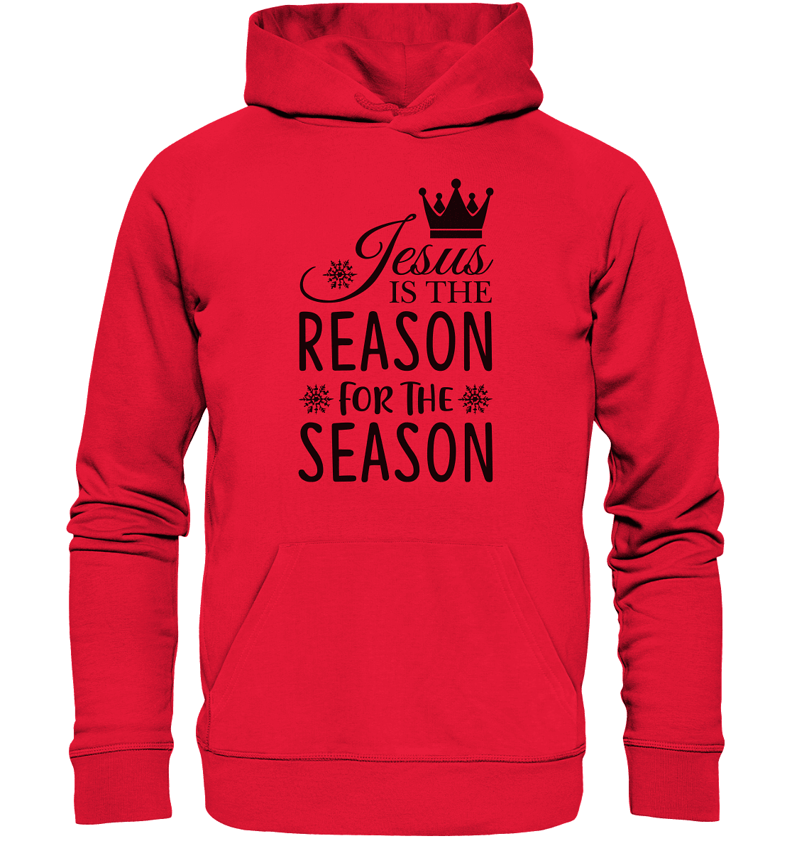 Jesus – Der Grund für die Weihnachtszeit | Christliche Geschenke - Premium Unisex Hoodie - Hoodies - Rot - GfoitMa
