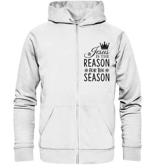 Jesus – Der Grund für die Weihnachtszeit | Christliche Geschenke - Zipper - Jacken/ Zipper - White - GfoitMa
