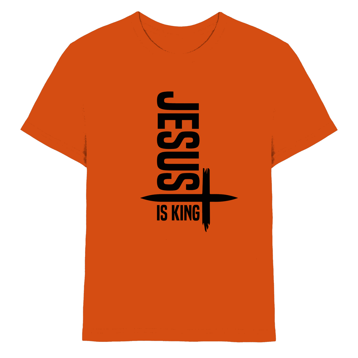 Jesus is King | Ein Statement des Glaubens - Kids Premium Shirt - Kids & Babys - Orange - GfoitMa