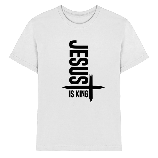 Jesus is King | Ein Statement des Glaubens - Kids Premium Shirt - Kids & Babys - White - GfoitMa