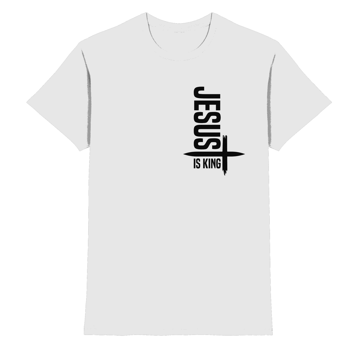 Jesus is King | Ein Statement des Glaubens - Premium Shirt - Unisex-Shirts - White - GfoitMa