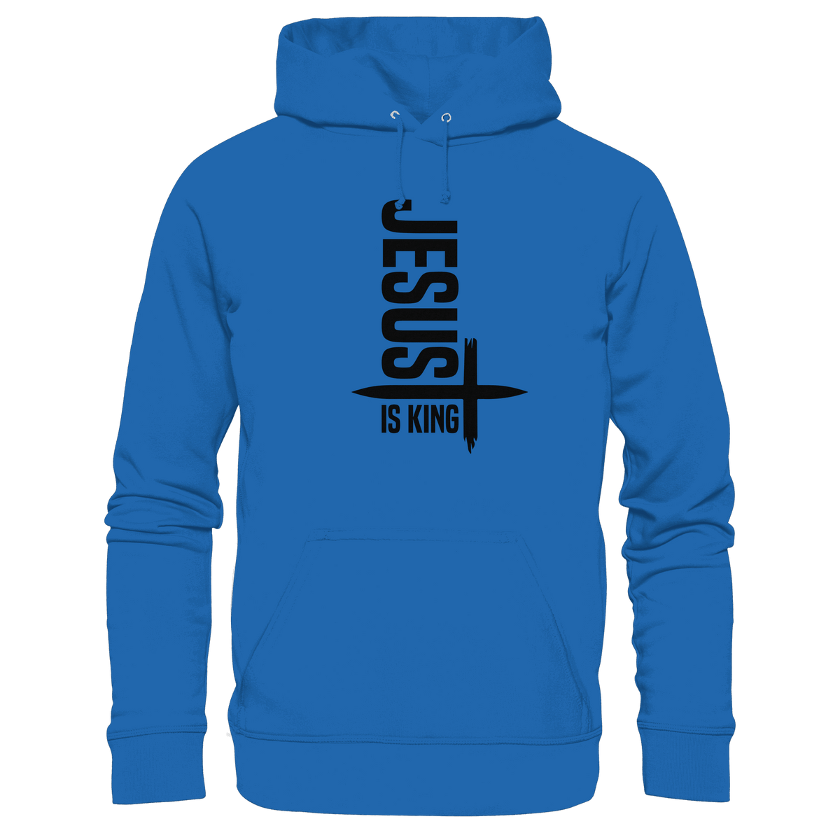 Jesus is King | Ein Statement des Glaubens - Premium Unisex Hoodie - Hoodies - Royal Blau - GfoitMa