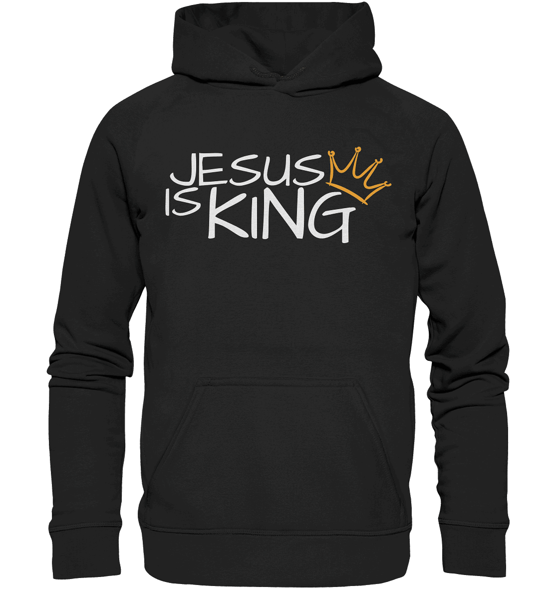 Jesus is King – Eine kraftvolle Botschaft des Glaubens | Christliche Kleidung - Kids Premium Hoodie - Kids & Babys - Black - GfoitMa