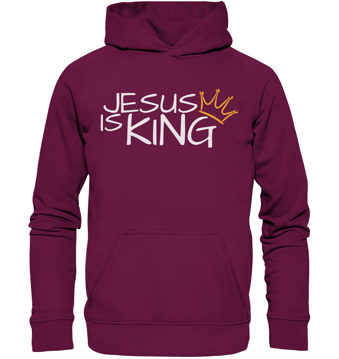 Jesus is King – Eine kraftvolle Botschaft des Glaubens | Christliche Kleidung - Kids Premium Hoodie - Kids & Babys - Burgund - GfoitMa