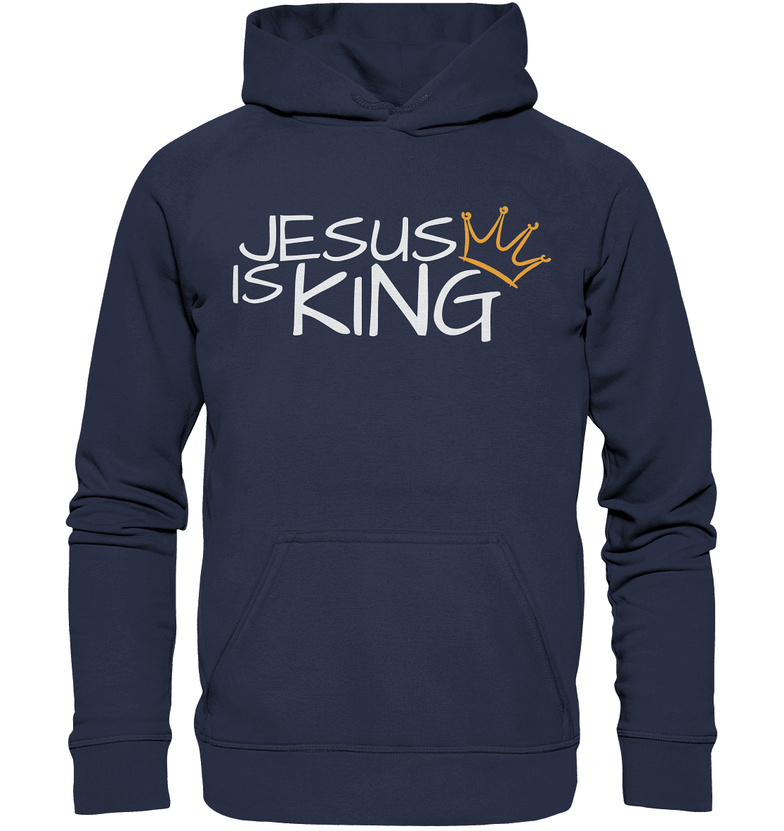 Jesus is King – Eine kraftvolle Botschaft des Glaubens | Christliche Kleidung - Kids Premium Hoodie - Kids & Babys - Deep Navy - GfoitMa