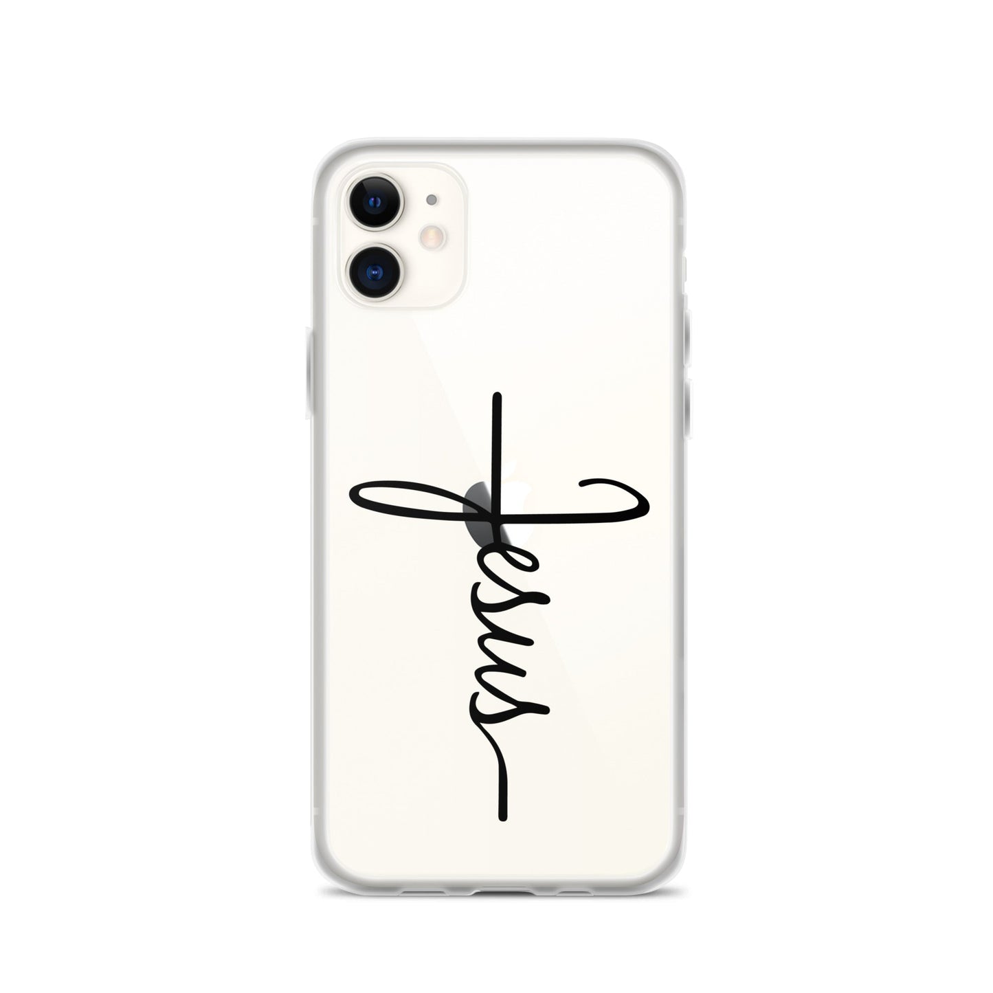 Kreuz mit Jesus Schrift - iPhone-Hülle - iPhone 11 - GfoitMa
