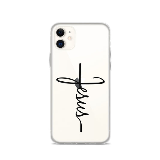 Kreuz mit Jesus Schrift - iPhone-Hülle - GfoitMa - iPhone 11